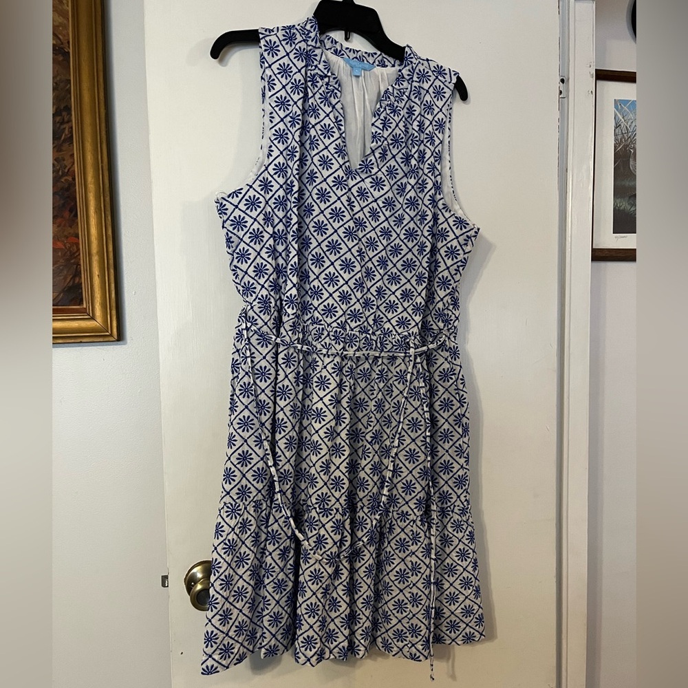 Draper James floral embroidered dress